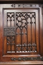 Gothic style Cabinet in Walnut, France 19th century