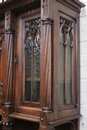 Gothic style Cabinet in Walnut, France 19th century
