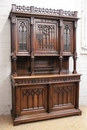 Gothic style Cabinet in Walnut, France 19th century
