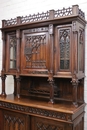 Gothic style Cabinet in Walnut, France 19th century