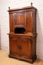 Gothic style Cabinet in Walnut, France 19th century