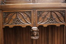 Gothic style Cabinet in Walnut, France 19th century