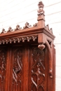 Gothic style Cabinet in Oak, France 19th century