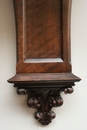 Gothic style Clock in Walnut, France 19th century