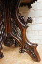 Gothic style Coffee table in Walnut, France 19th century