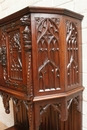 Gothic style Credenza in Walnut, France 19th century