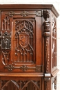 Gothic style Credenza in Walnut, France 19th century