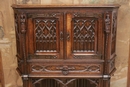 Gothic style Credenza in Oak, France 19th century