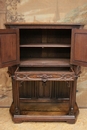 Gothic style Credenza in Oak, France 19th century