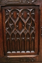 Gothic style Credenza in Oak, France 19th century