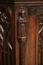 Gothic style Credenza in Oak, France 19th century