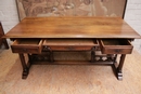 Gothic style Desk in Walnut, France 19th century
