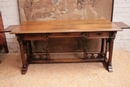 Gothic style Desk in Walnut, France 19th century