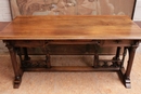 Gothic style Desk in Walnut, France 19th century