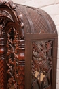 Gothic style Display cabinet in Walnut, France 1920