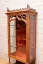 Gothic style Display cabinet in Walnut, France 1900