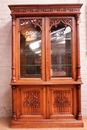 Gothic style Display cabinet in Walnut, France 19th century