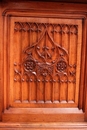 Gothic style Display cabinet in Walnut, France 19th century