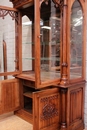 Gothic style Display cabinet in Walnut, France 19th century