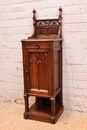 Gothic End table in walnut