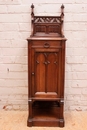 Gothic style End table in Walnut, France 19th century