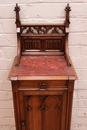 Gothic style End table in Walnut, France 19th century