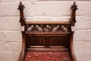 Gothic style End table in Walnut, France 19th century