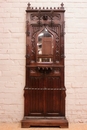 Gothic style Hall stand in Walnut, France 19th century