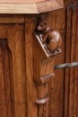 Gothic style Hall tree  in Oak, France 19th century