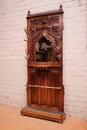 Gothic style Hall tree  in Walnut, France 19th century