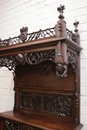 Gothic style Cabinet in Oak, France 19th century