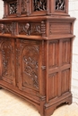 Gothic style Cabinet in Oak, France 19th century