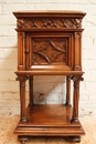 Gothic style Nightstands in Walnut, France 19th century