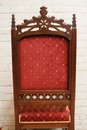 Gothic style Arm chair in Oak, France 19th century