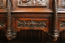 Gothic style in Oak, France 19th century