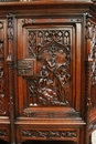 Gothic style in Oak, France 19th century