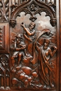 Gothic style in Oak, France 19th century