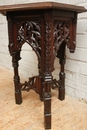 Gothic style Table in Oak, France 19th century