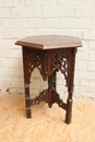 Gothic style Table in Oak, France 19th century