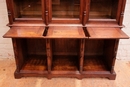 Gothic style Bookcase in Oak, France 19th century