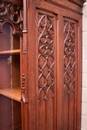 Gothic style Bookcase in Oak, France 19th century