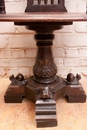 Gothic style Arm chair in Oak, France 19th century
