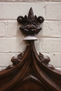 Gothic style Panel in Oak, France 19th century
