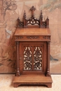 Gothic style Prayer Bench in Oak, France 19th century