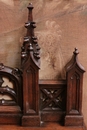 Gothic style Prayer Bench in Oak, France 19th century