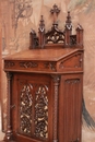 Gothic style Prayer Bench in Oak, France 19th century