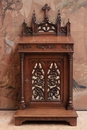 Gothic style Prayer Bench in Oak, France 19th century