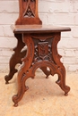 Gothic style Chair in Walnut, France 19th century