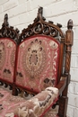 Gothic style Sofa in Walnut, France 19th century