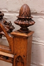 Gothic style Arm chairs in Oak, France 19th century